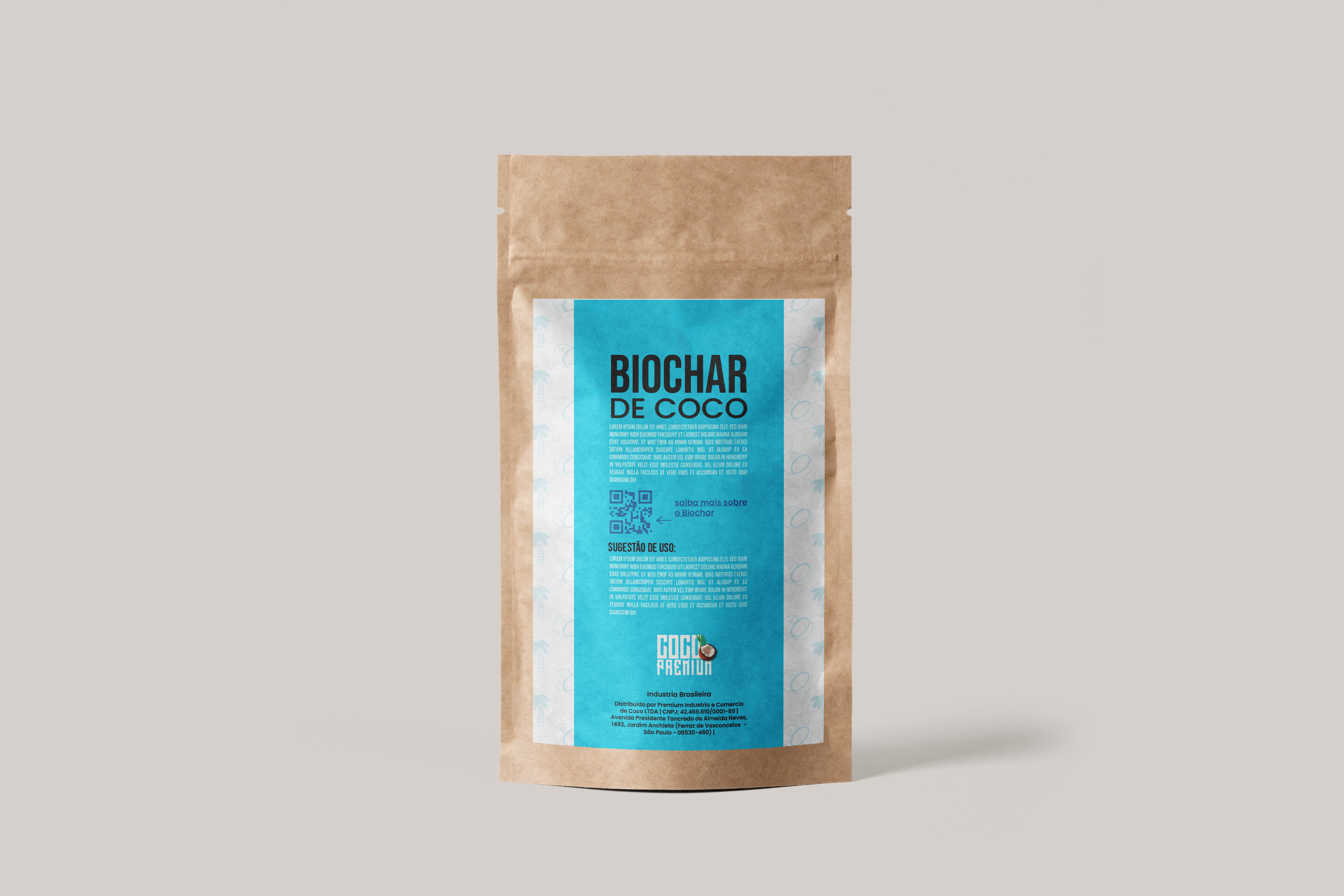 Biochar de coco